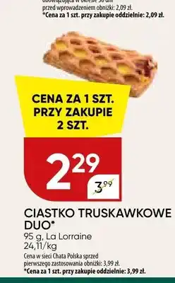 Chata Polska Ciastko truskawkowe duo La Lorraine oferta