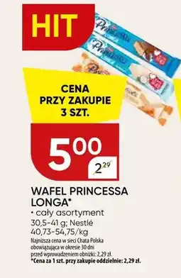 Chata Polska Wafel Princessa Longa Nestlé oferta