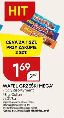 Chata Polska Wafel Grześki Mega Colian oferta