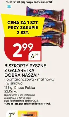 Chata Polska Biszkopty pyszne z galaretką pomarańczową Dobra Nasza! Chata Polska oferta