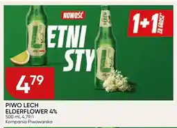Chata Polska Piwo Lech Elderflower 4% oferta