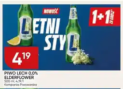 Chata Polska Piwo bezalkoholowe Lech 0,0% Elderflower oferta