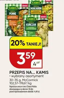 Chata Polska Przepis na... Kamis oferta