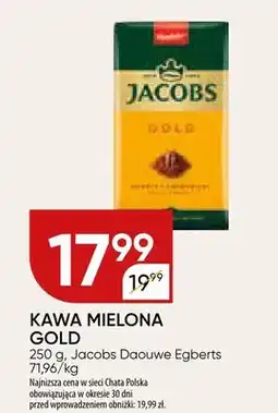 Chata Polska Kawa mielona Jacobs Gold oferta