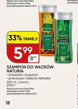 Chata Polska Szampon do włosów Naturia biosiarka i bursztyn oferta