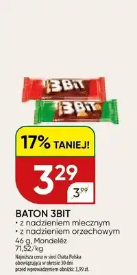 Chata Polska Baton 3BIT z nadzieniem mlecznym oferta