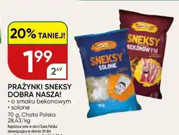 Chata Polska Prażynki Sneksy Dobra Nasza! o smaku bekonowym oferta