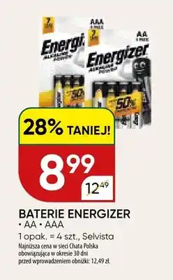 Chata Polska Baterie Energizer AA oferta