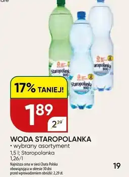 Chata Polska Woda STAROPOLANKA oferta