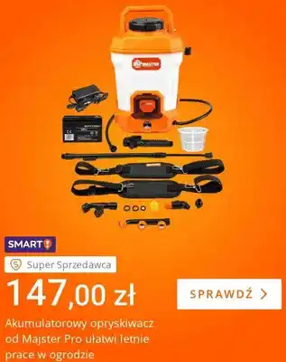 Akumulatorowy opryskiwacz Majster Pro