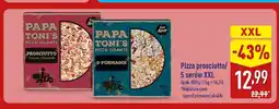 ALDI Pizza 5 serów PAPA TONI'S XXL oferta