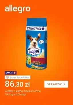 Allegro Karma dla psa Chappi oferta