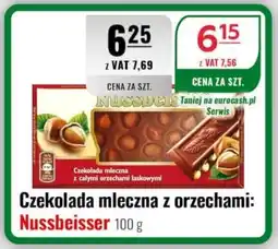 Eurocash Czekolada mleczna z orzechami: Nussbeisser oferta