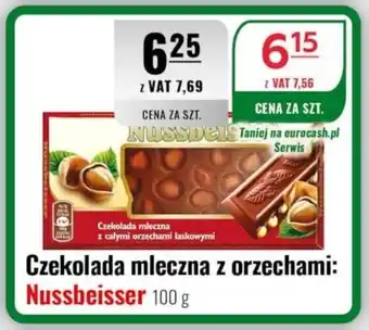 Eurocash Czekolada mleczna z orzechami: Nussbeisser oferta
