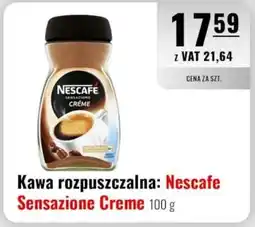 Eurocash Kawa rozpuszczalna: Nescafe Sensazione Creme oferta