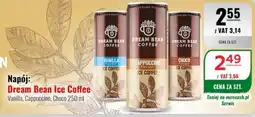 Eurocash Napój: Dream Bean Ice Coffee Vanilla, Cappuccino, Choco oferta