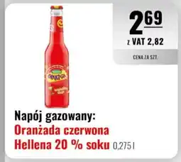 Eurocash Napój gazowany: Oranżada czerwona Hellena 20% soku oferta