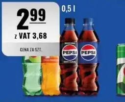 Eurocash Napój gazowany: Pepsi, Mirinda, 7UP, Mountain Dew oferta