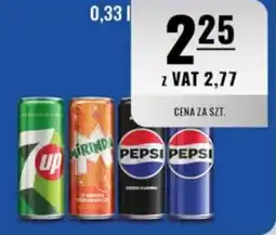 Eurocash Napój gazowany: Pepsi, Mirinda, 7UP, Mountain Dew oferta