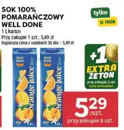 Stokrotka Market Sok 100% Pomarańczowy Well Done oferta