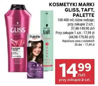 Stokrotka Market Kosmetyki marki Gliss, Taft, Palette oferta