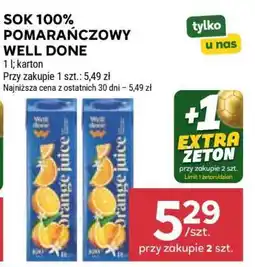 Stokrotka Market Sok 100% Pomarańczowy Well Done oferta