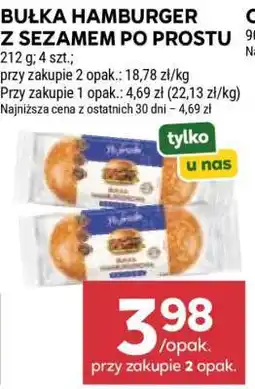 Stokrotka Market Bułka hamburger z sezamem po prostu oferta