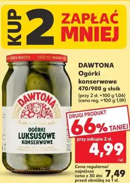 Kaufland Dawtona Ogórki konserwowe oferta
