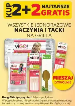 Kaufland ViGO! Jednorazowe naczynia i tacki na grilla oferta