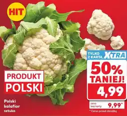 Kaufland Polski kalafior sztuka oferta