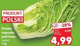 Kaufland Polska kapusta pekińska luzem oferta