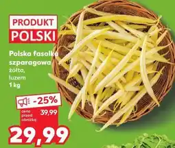 Kaufland Polska fasolka szparagowa żółta luzem oferta