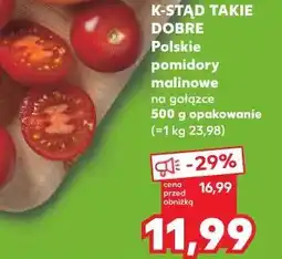 Kaufland K-STĄD TAKIE DOBRE Polskie pomidory malinowe na gałązce oferta