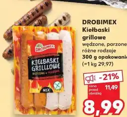 Kaufland Drobimex Kiełbaski grillowe wędzone, parzone oferta