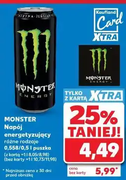Kaufland Monster Napój energetyzujący oferta