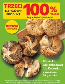 Kaufland Kajzerka wielozbożowa lub Kajzerka z makiem oferta