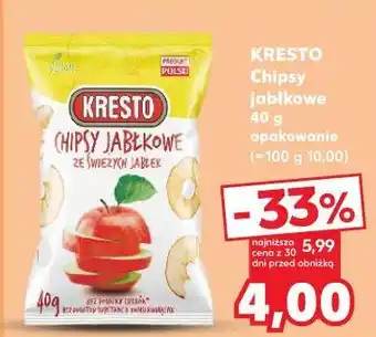 Kaufland KRESTO Chipsy jabłkowe oferta