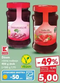 Kaufland K-Classic Dżem różne rodzaje oferta