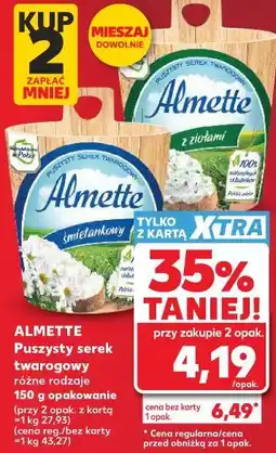 Kaufland ALMETTE Puszysty serek twarogowy oferta