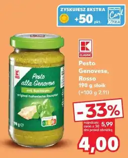 Kaufland K-Classic Pesto Genovese, Rosso oferta