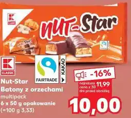 Kaufland Nut-Star Batony z orzechami multipack oferta