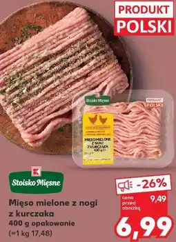 Kaufland Stoisko Mięsne Mięso mielone z nogi z kurczaka oferta