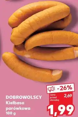 Kaufland Dobrowolscy Kiełbasa parówkowa oferta