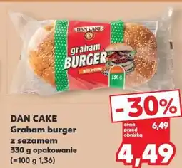 Kaufland Dan Cake Graham burger z sezamem oferta