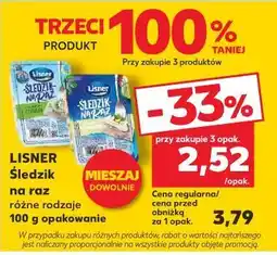 Kaufland LISNER Śledzik na raz oferta