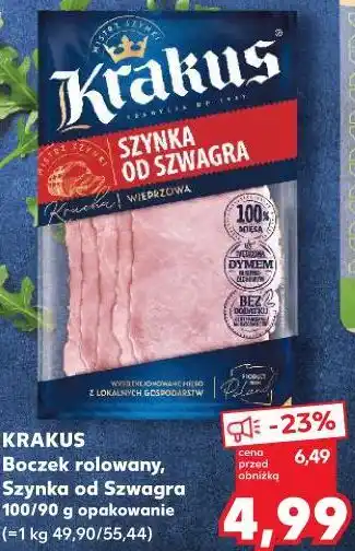 Kaufland Krakus Boczek rolowany, Szynka od Szwagra oferta