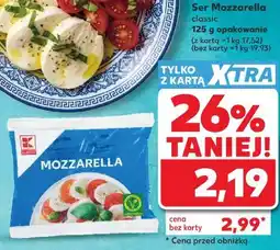 Kaufland K-Classic Ser Mozzarella classic oferta