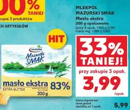 Kaufland Mlekpol Mazurski Smak Masło ekstra oferta