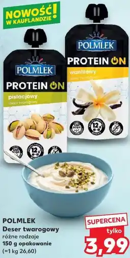 Kaufland Polmlek Protein ON Deser twarogowy oferta