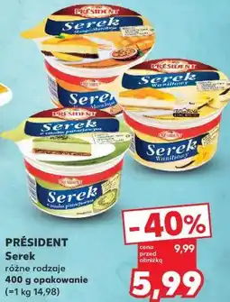 Kaufland PRÉSIDENT Serek oferta